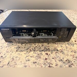 Vintage Pioneer CT-W103 Dual Double Stereo Cassette Tape Deck WORKING